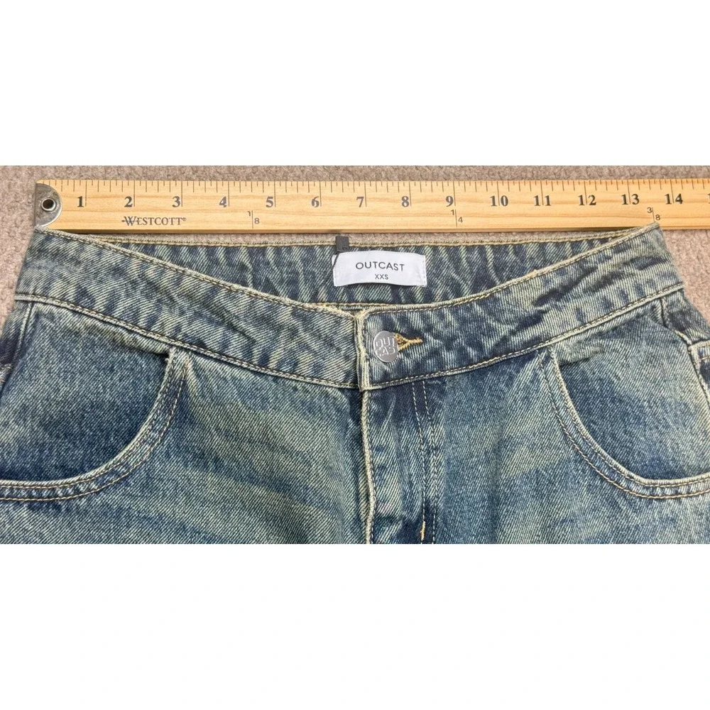 Outcast Women's Perri Pant Vintage Denim Jeans Size XXS‎
